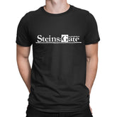 Steins Gate Logo T-shirt Time Travel Anime Lover Tee Manga Reader Gift